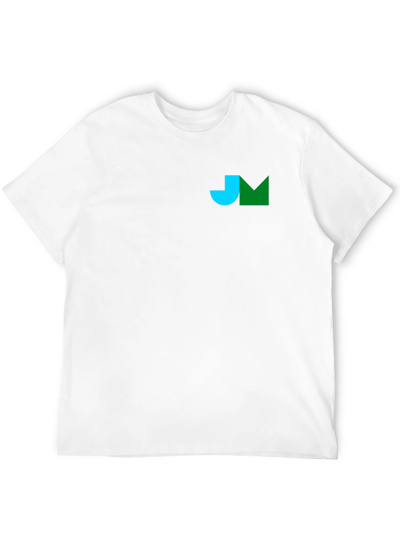 Modern Black T-Shirt with Geometric Logo
