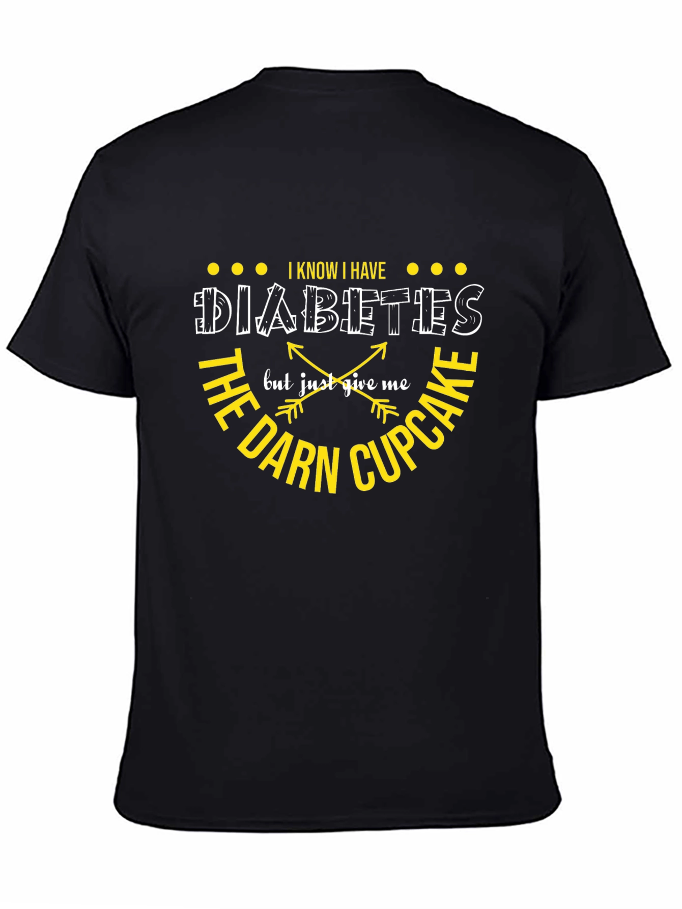 Diabetes Cupcake T-Shirt: Funny Graphic Tee