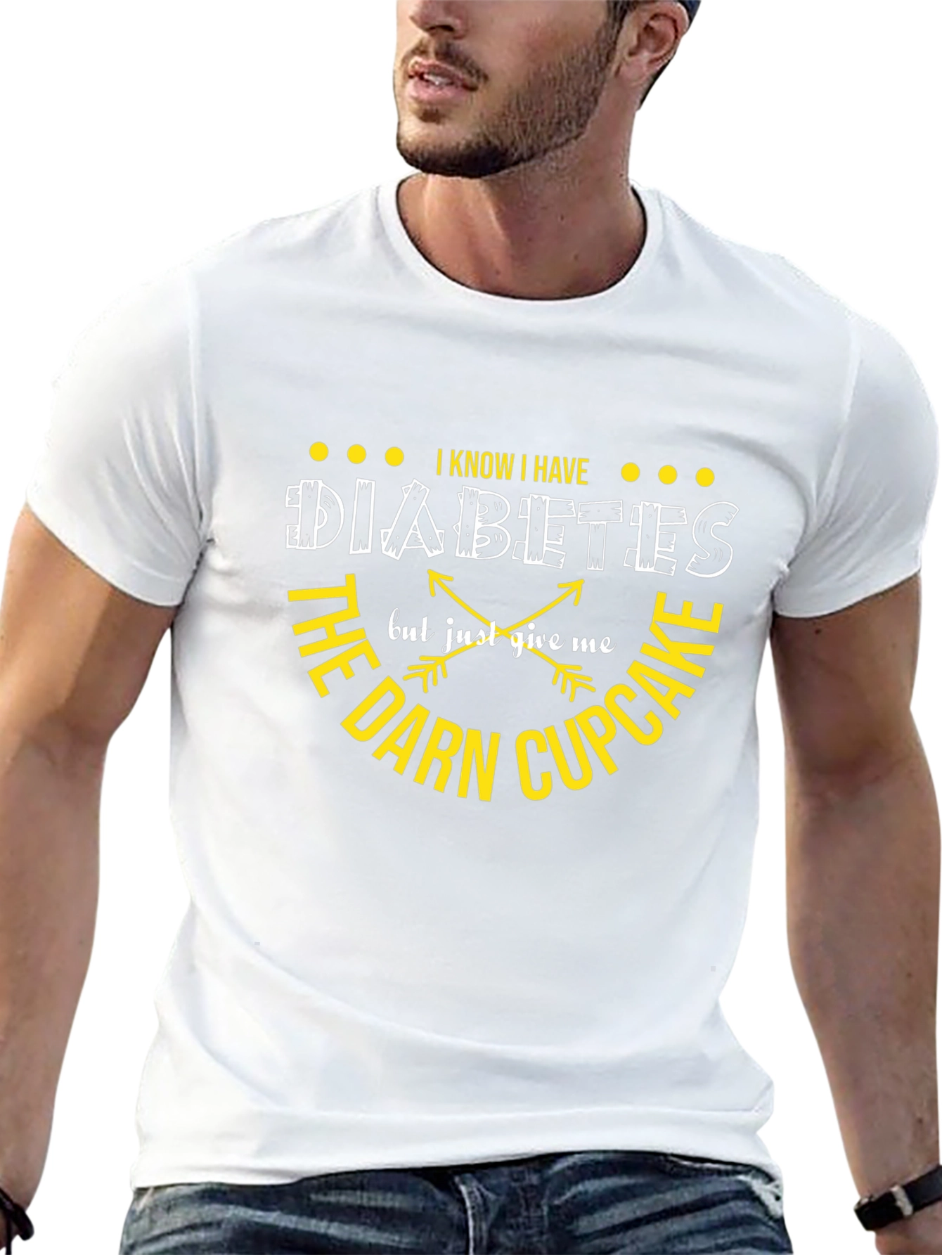 Diabetes Cupcake T-Shirt: Funny Graphic Tee