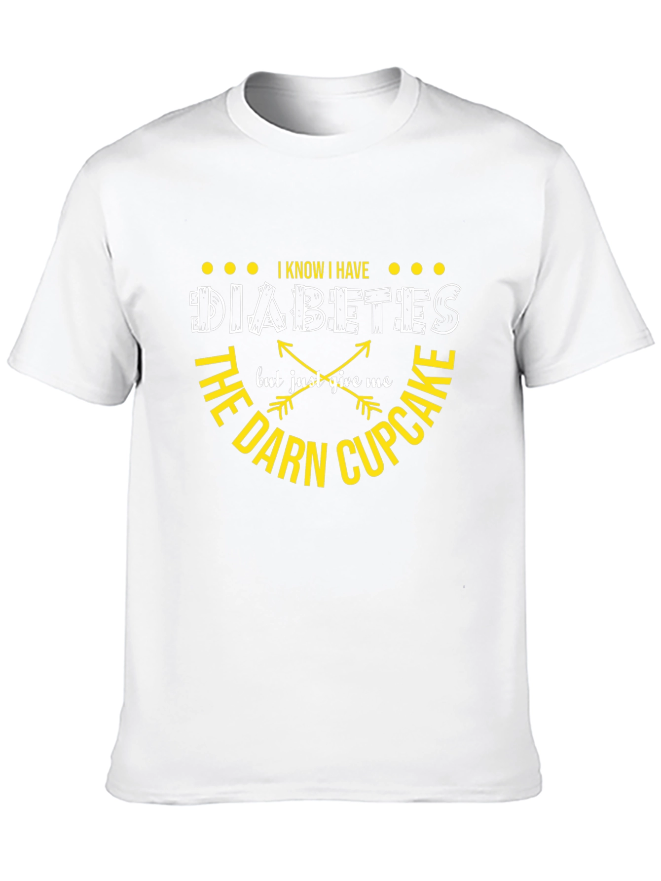 Diabetes Cupcake T-Shirt: Funny Graphic Tee