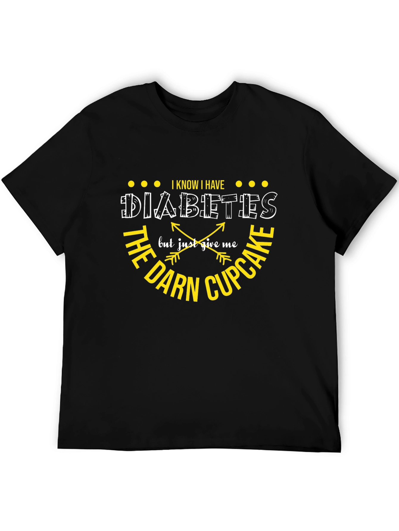 Diabetes Cupcake T-Shirt: Funny Graphic Tee