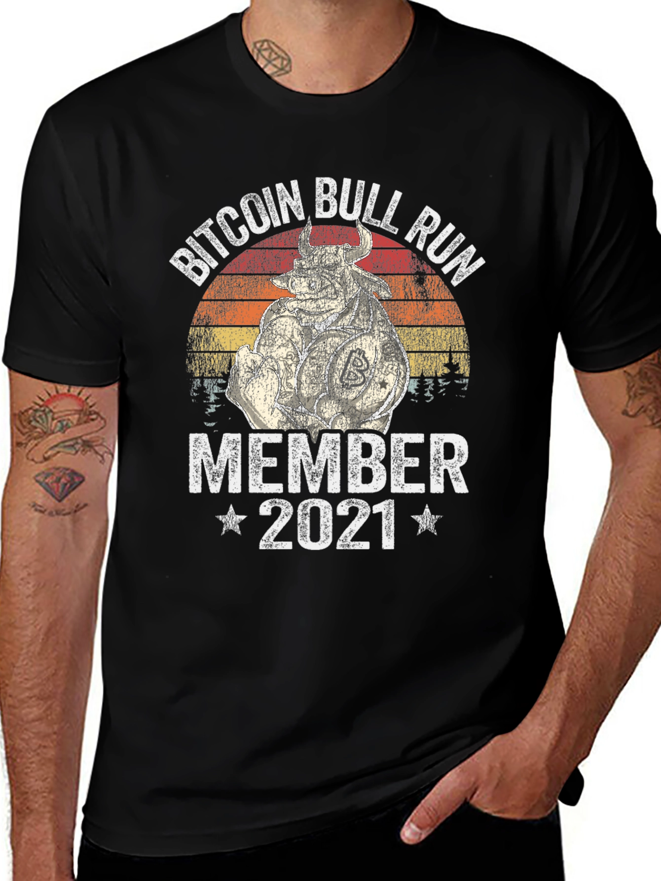Bitcoin Bull Run Member 2021 T-Shirt