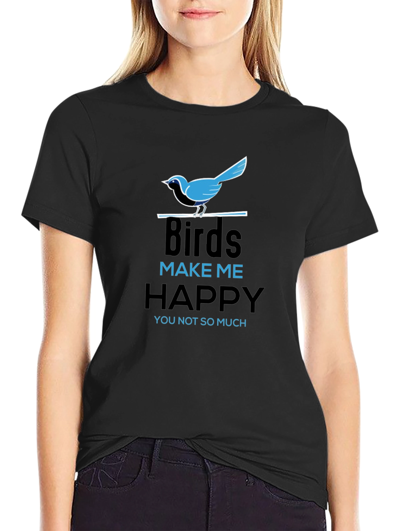 Birds Make Me Happy Graphic Tee