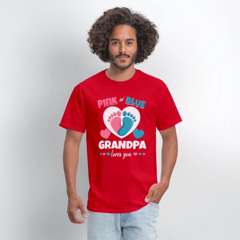 Pink Or Blue Grandpa Loves You Pregnancy Baby