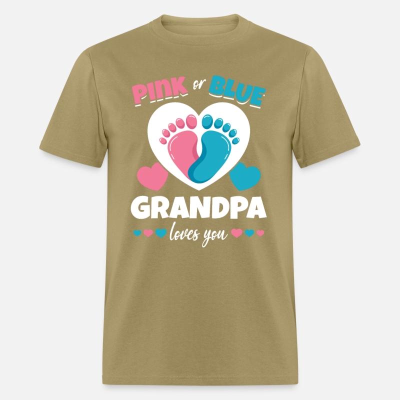Pink Or Blue Grandpa Loves You Pregnancy Baby