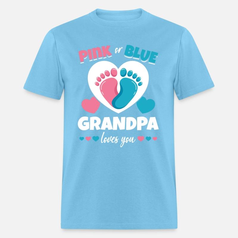Pink Or Blue Grandpa Loves You Pregnancy Baby