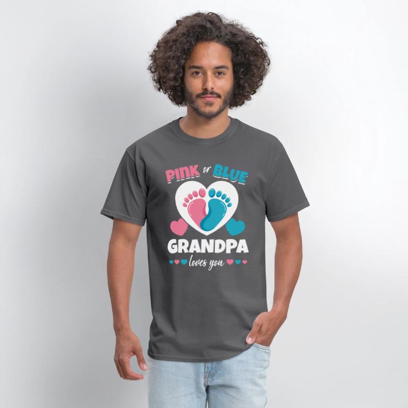 Pink Or Blue Grandpa Loves You Pregnancy Baby