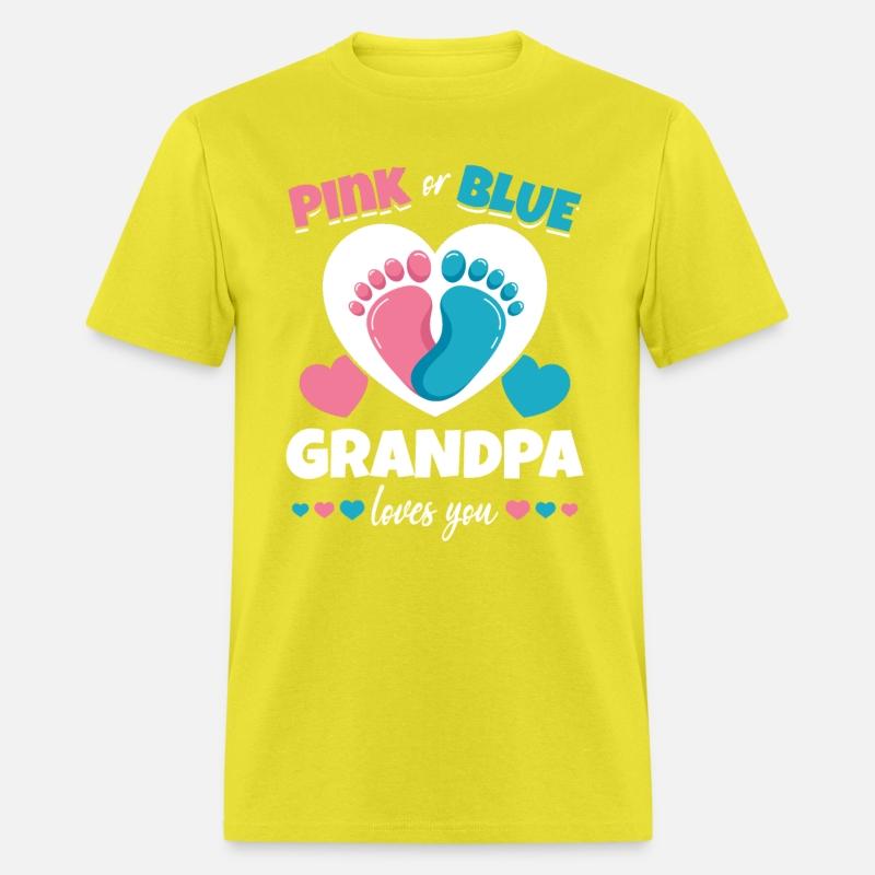 Pink Or Blue Grandpa Loves You Pregnancy Baby