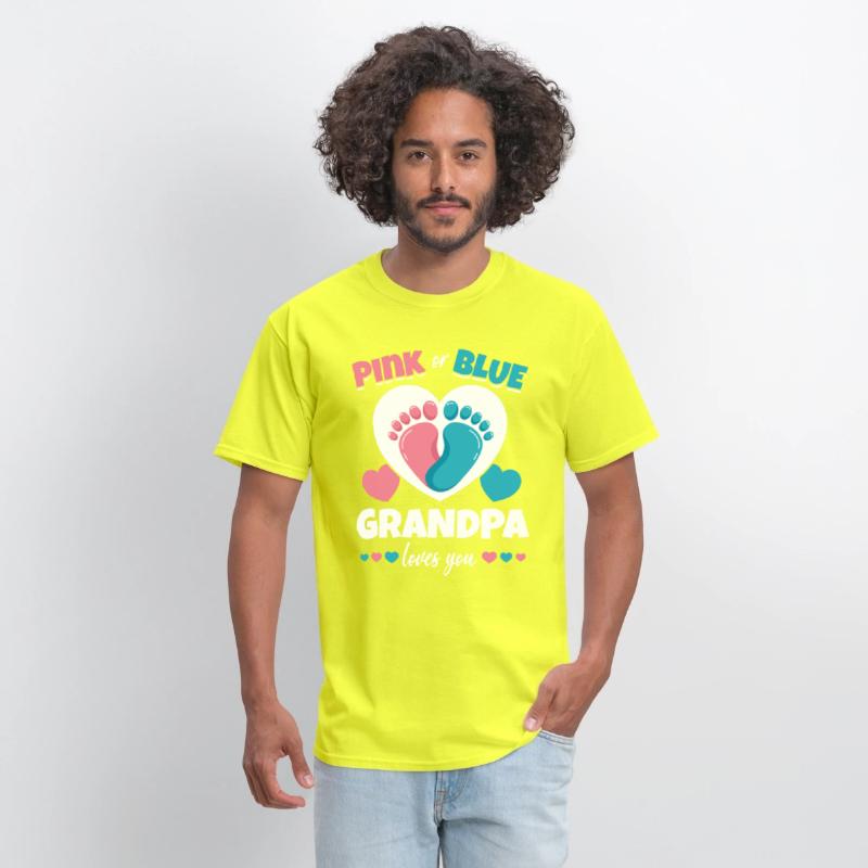 Pink Or Blue Grandpa Loves You Pregnancy Baby