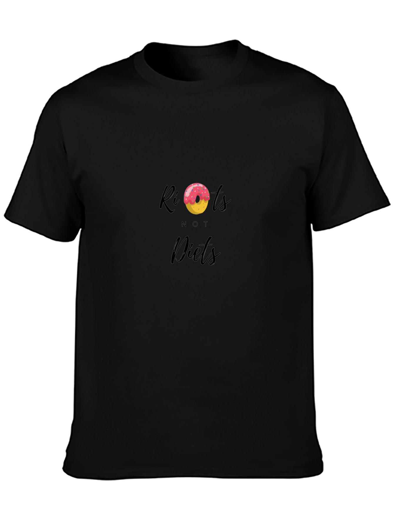 Riots Not Diets T-Shirt - Doughnut Design