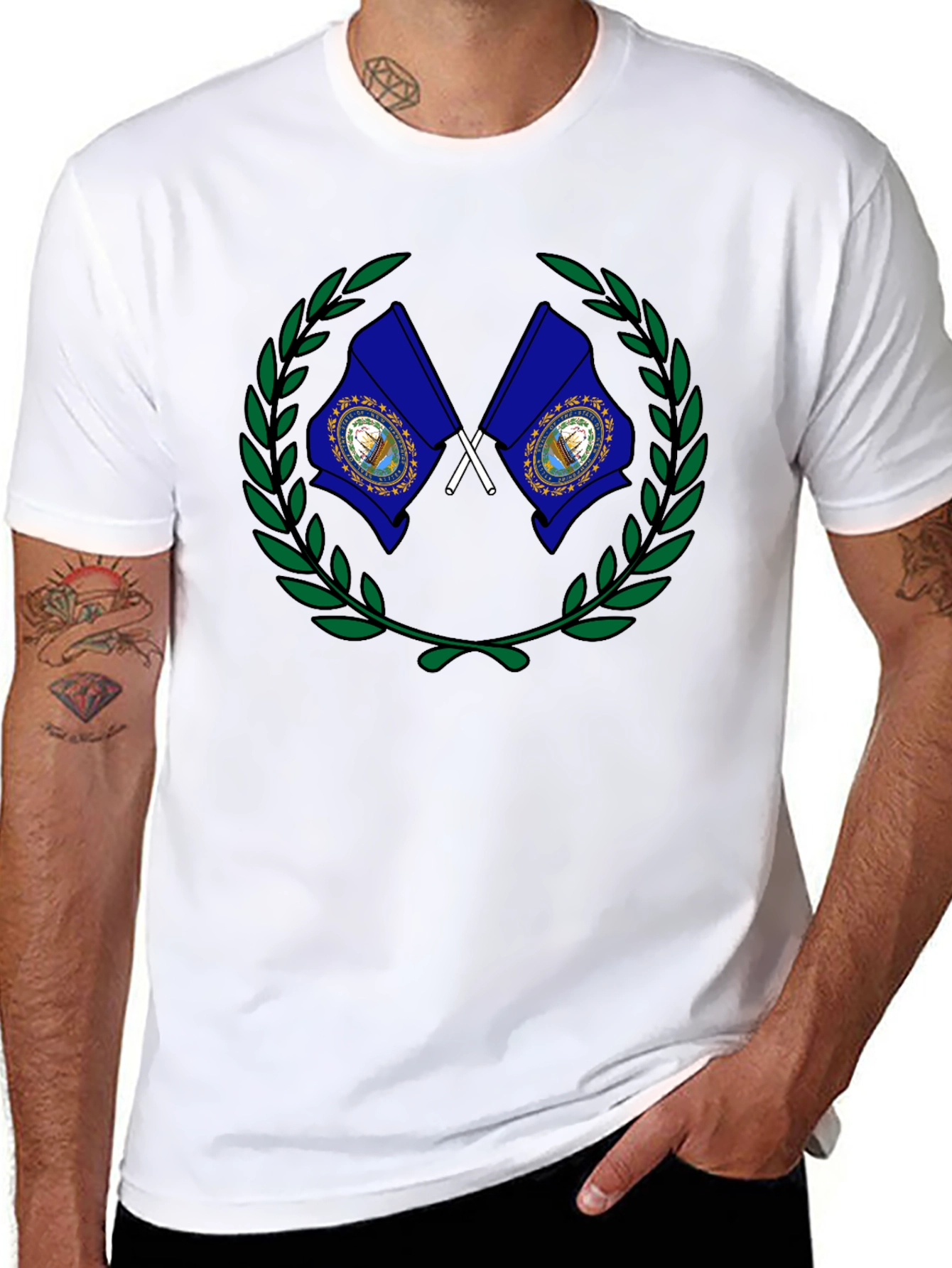 State Flag T-Shirt - New Hampshire Pride
