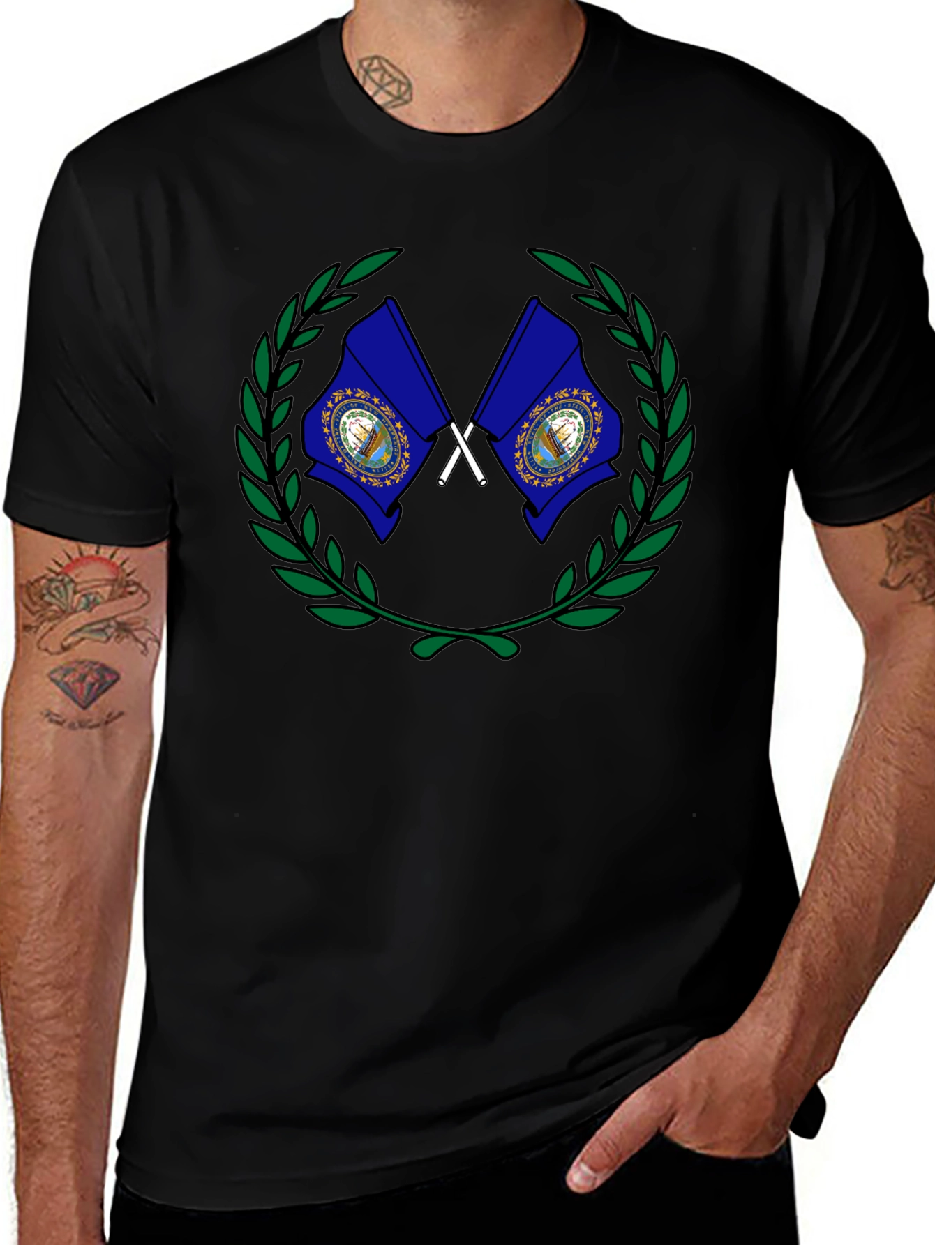State Flag T-Shirt - New Hampshire Pride