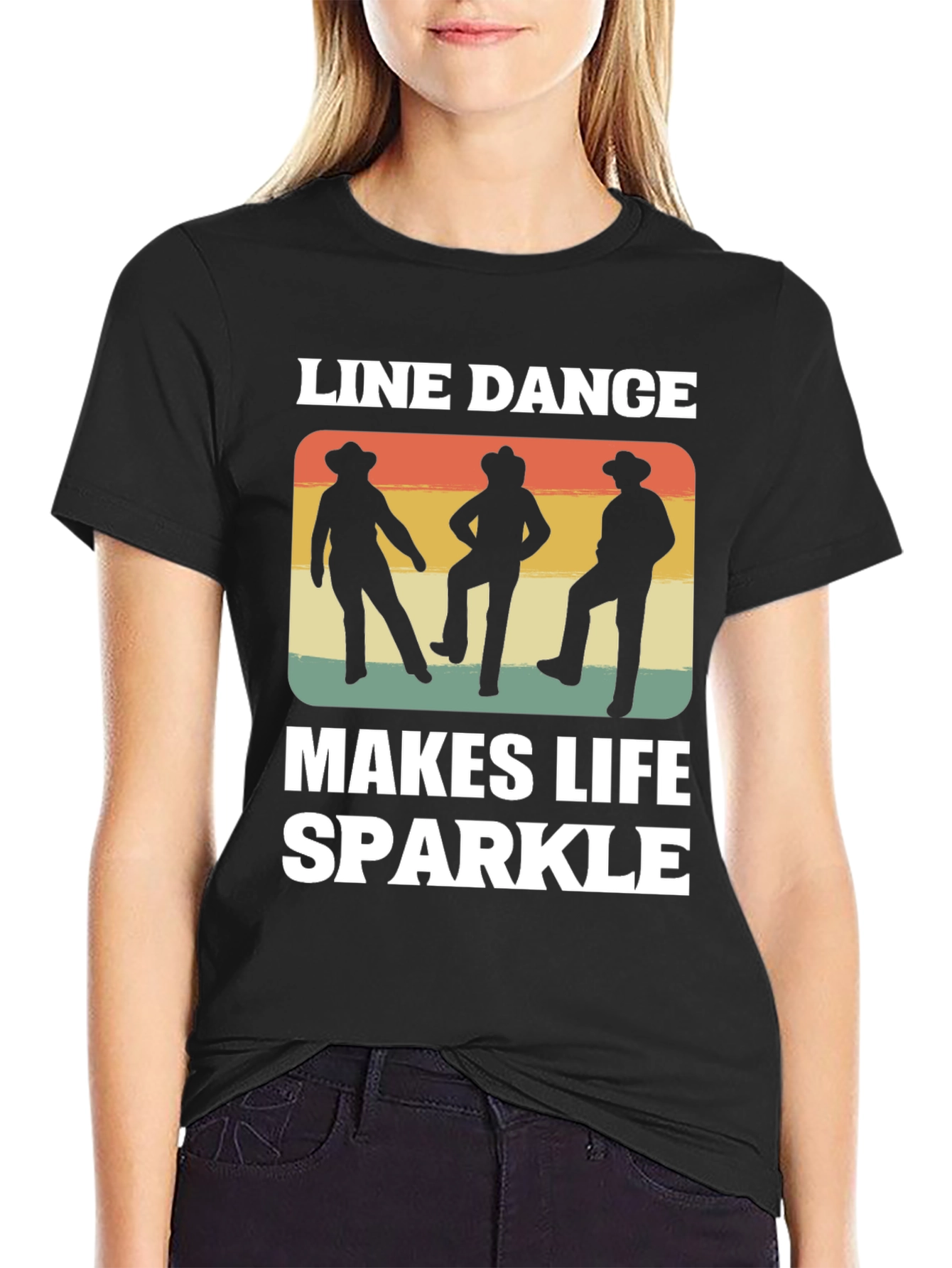 Line Dance Makes Life Sparkle T-Shirt