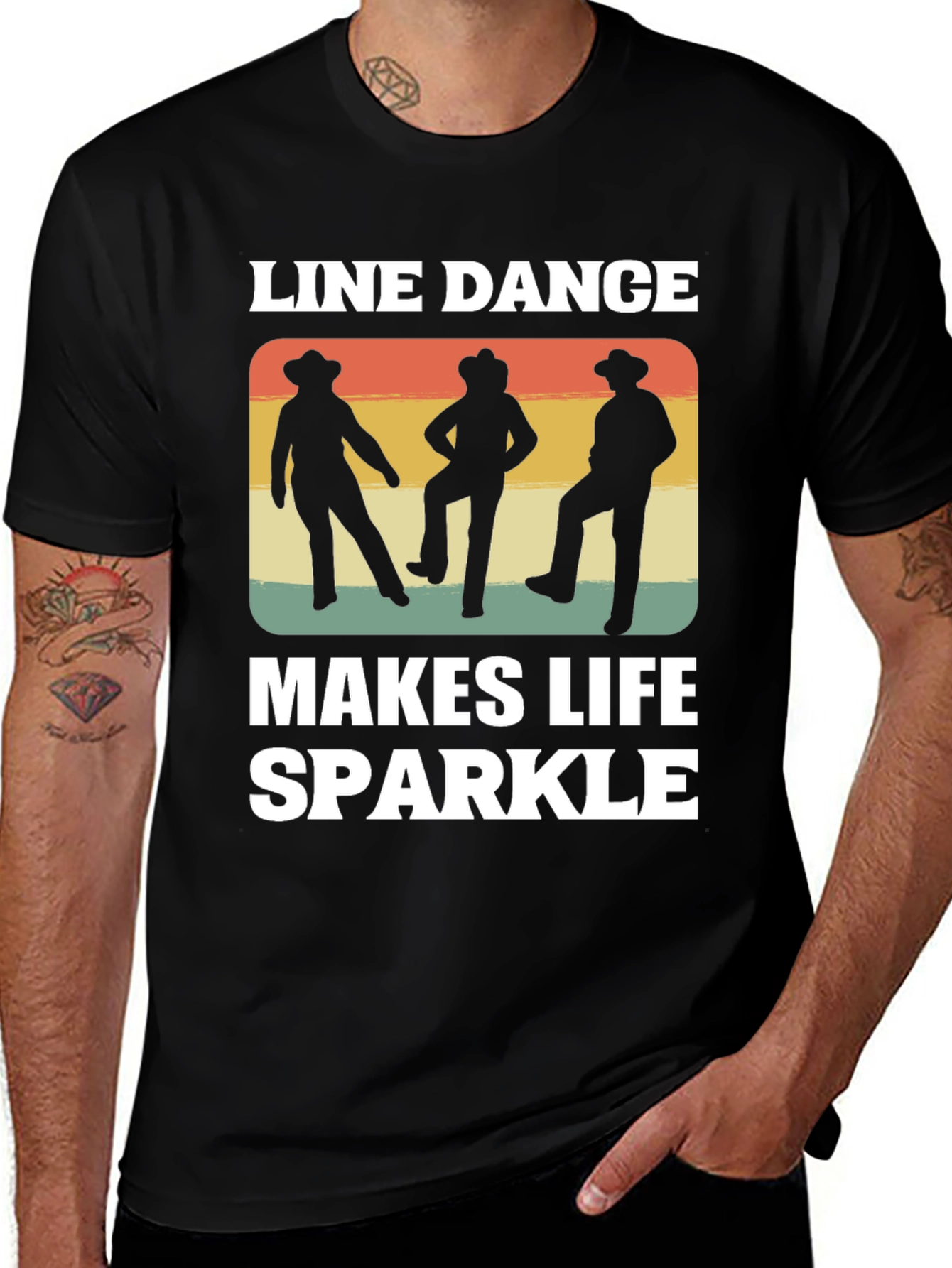 Line Dance Makes Life Sparkle T-Shirt