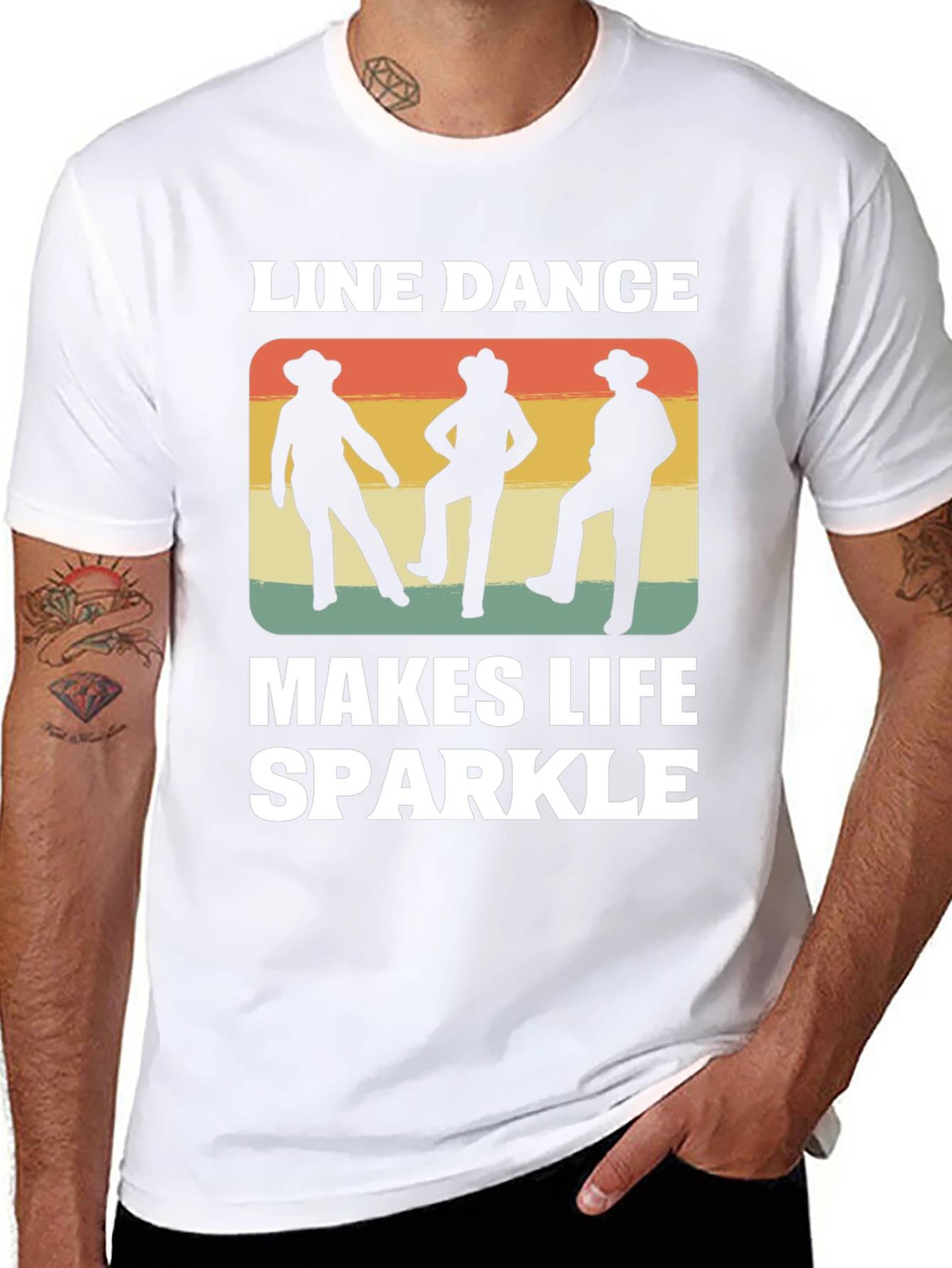 Line Dance Makes Life Sparkle T-Shirt