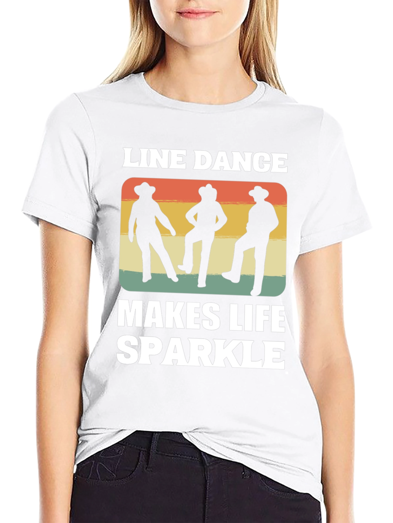 Line Dance Makes Life Sparkle T-Shirt