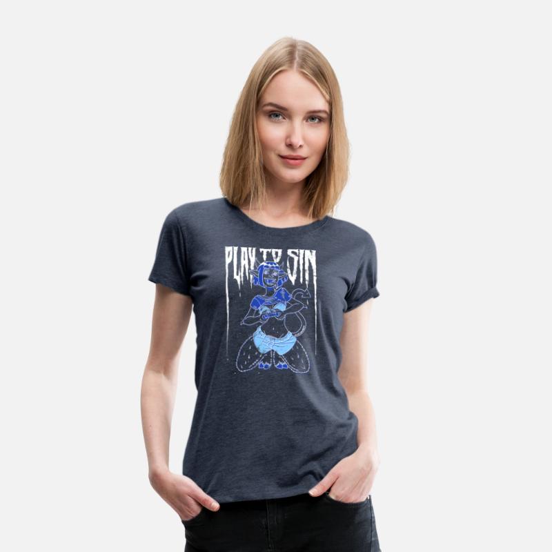 Play to Sin Gamer Sexy Cartoon Devil Girl