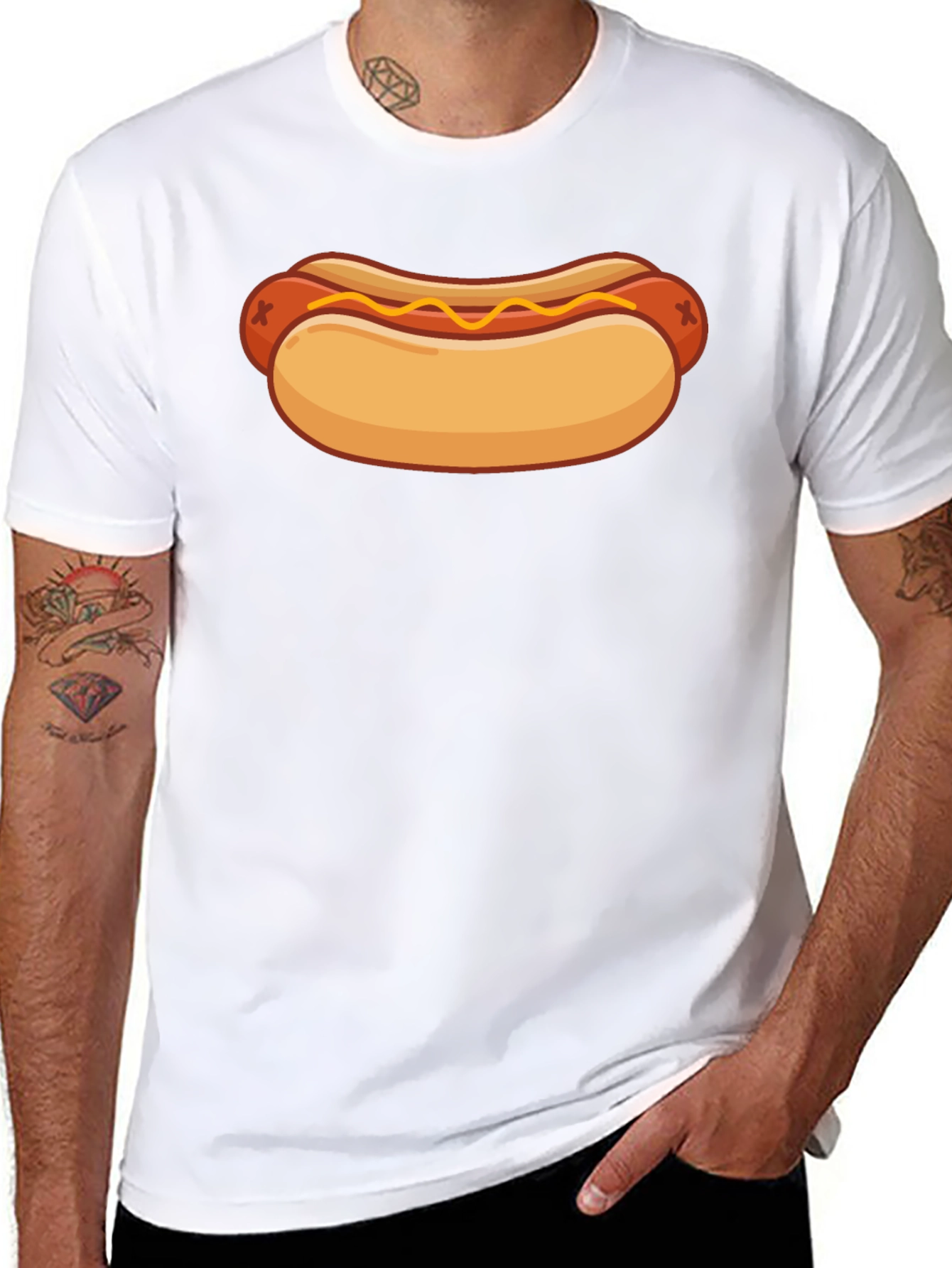 Hot Dog Graphic Tee - Casual & Fun!