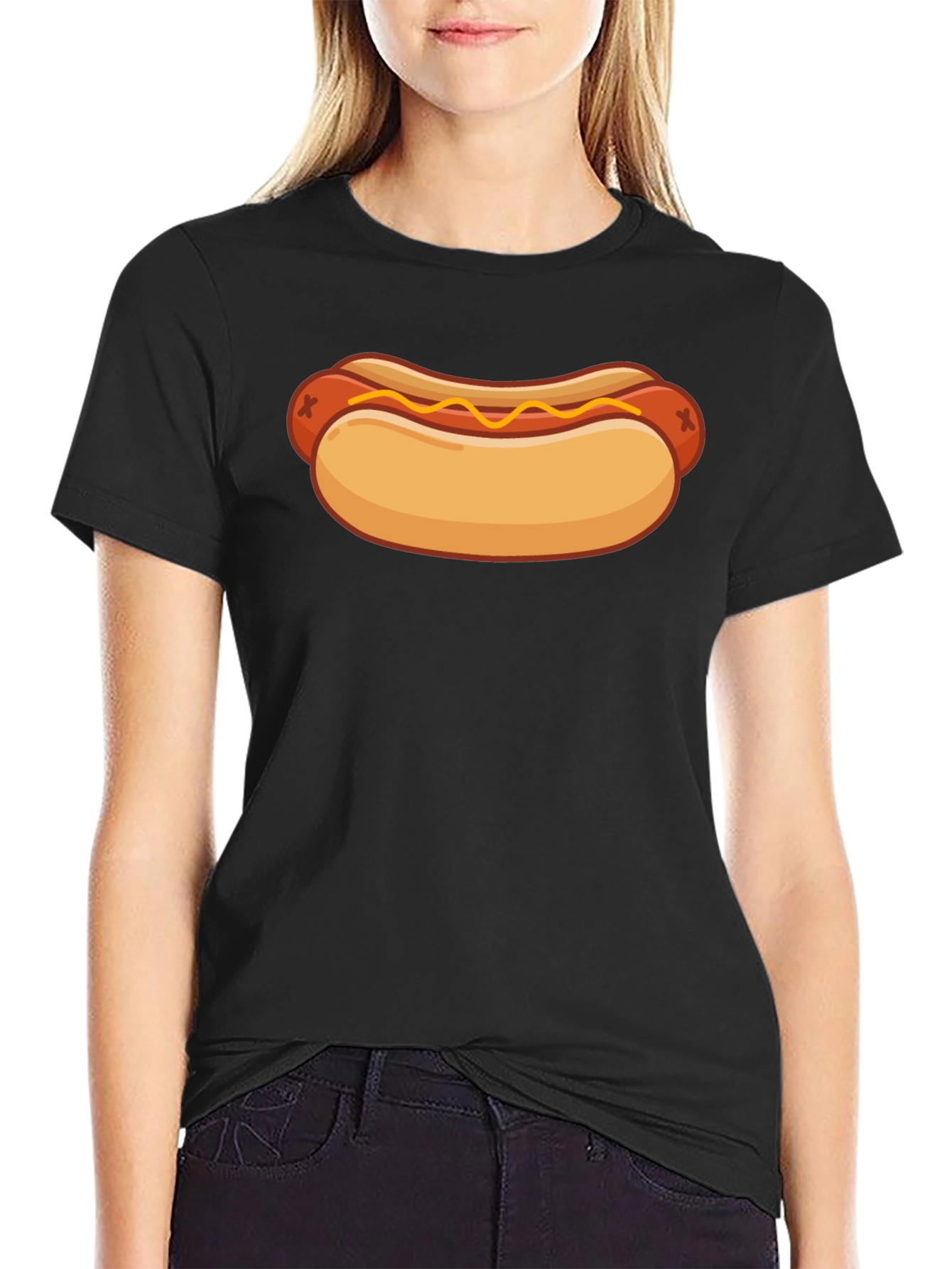 Hot Dog Graphic Tee - Casual & Fun!