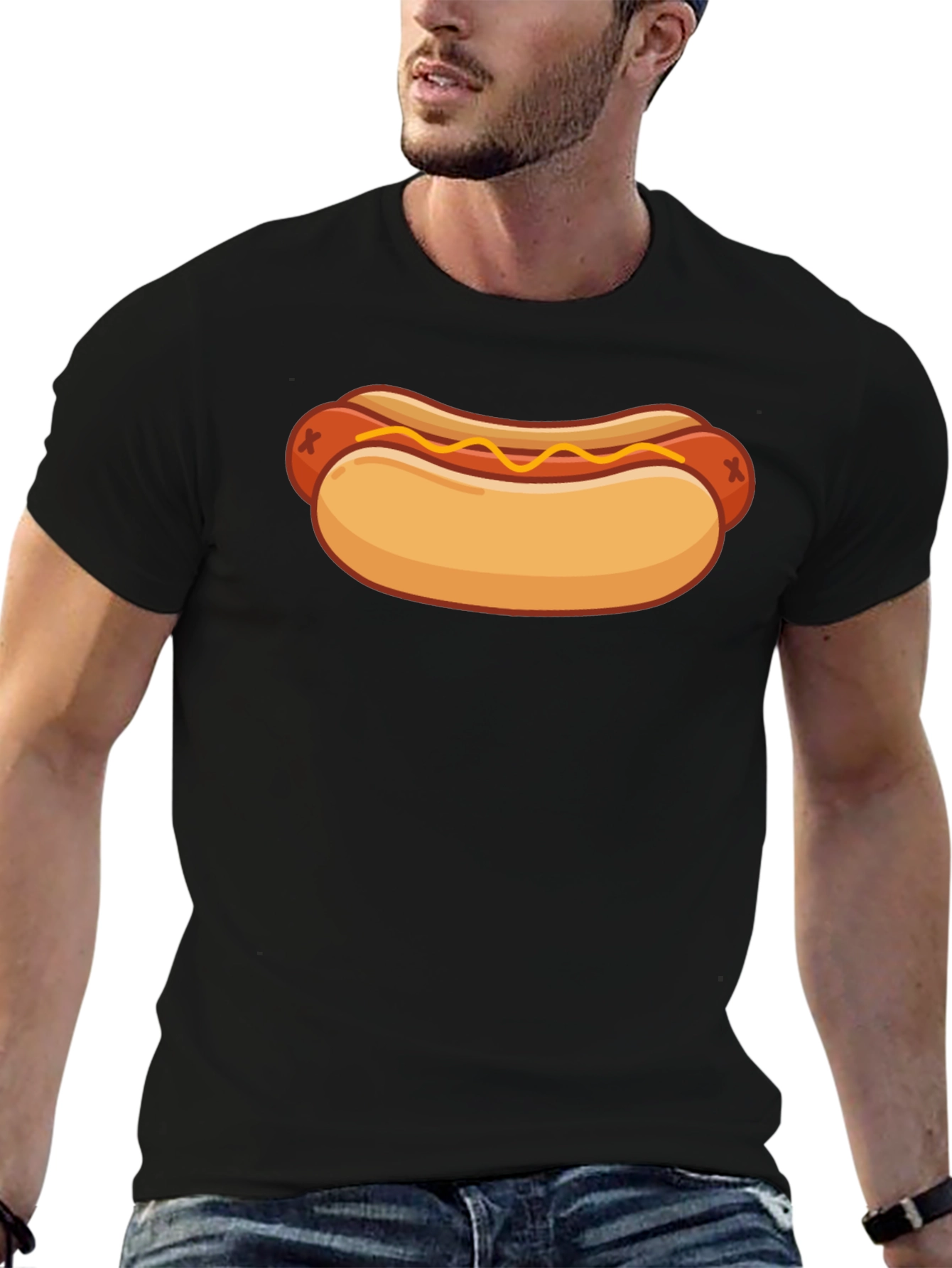 Hot Dog Graphic Tee - Casual & Fun!