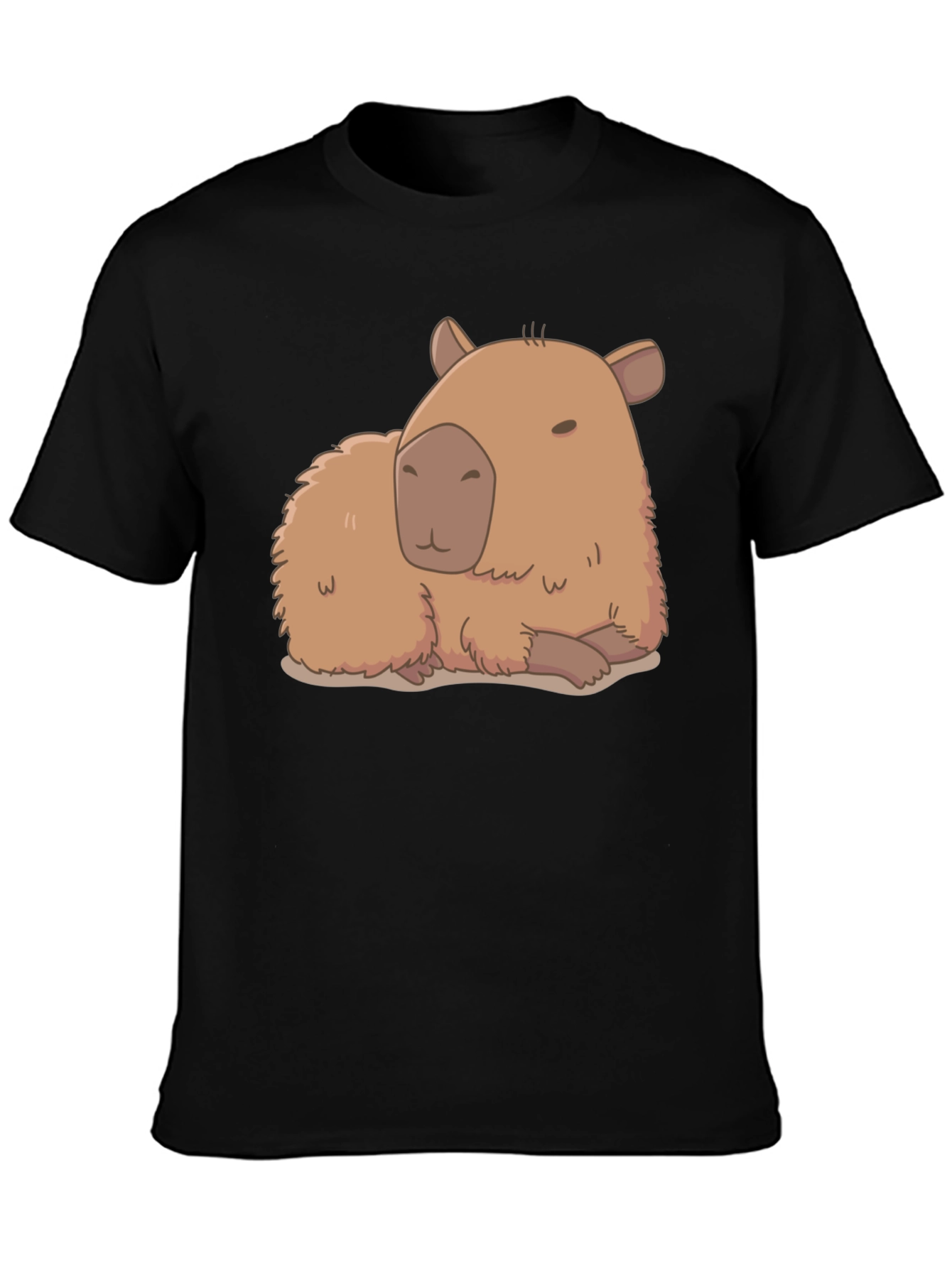 Capybara Graphic Tee - Relaxed Fit Cotton T-Shirt