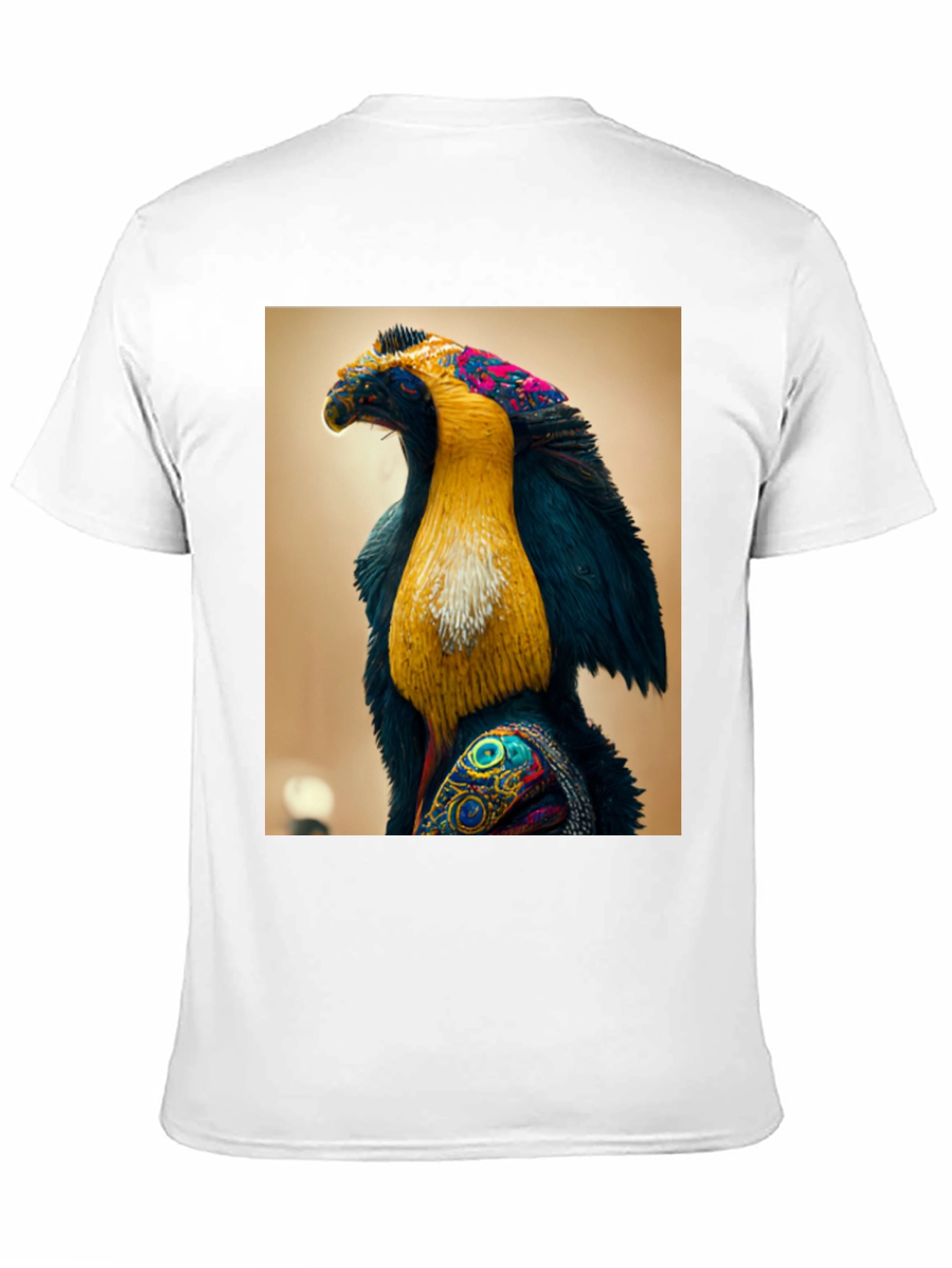 Abstract Bird Graphic Tee - Unique Design
