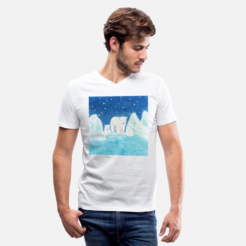 Polar Bears (Ursus maritimus) - Bear Mother & Cubs