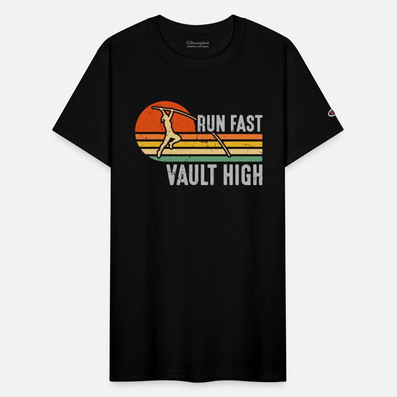 Pole Vault Run Fast Vault High Athletics Jump Pole