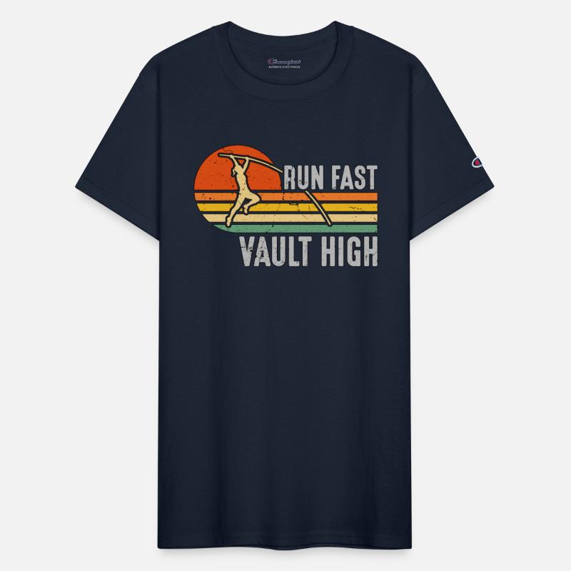 Pole Vault Run Fast Vault High Athletics Jump Pole