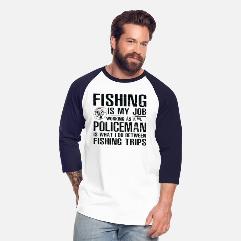 Policeman Funny Fishing