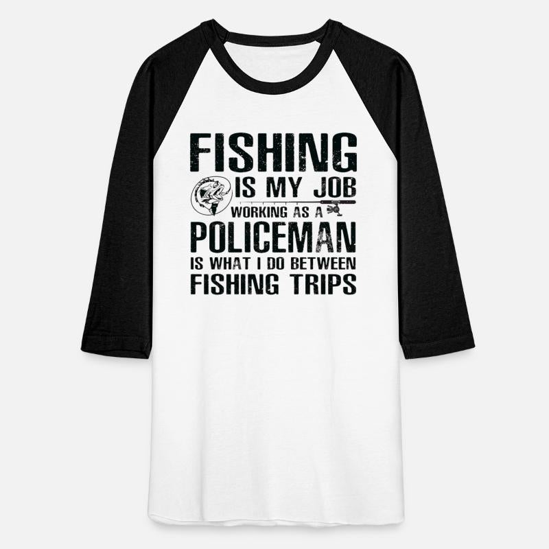 Policeman Funny Fishing