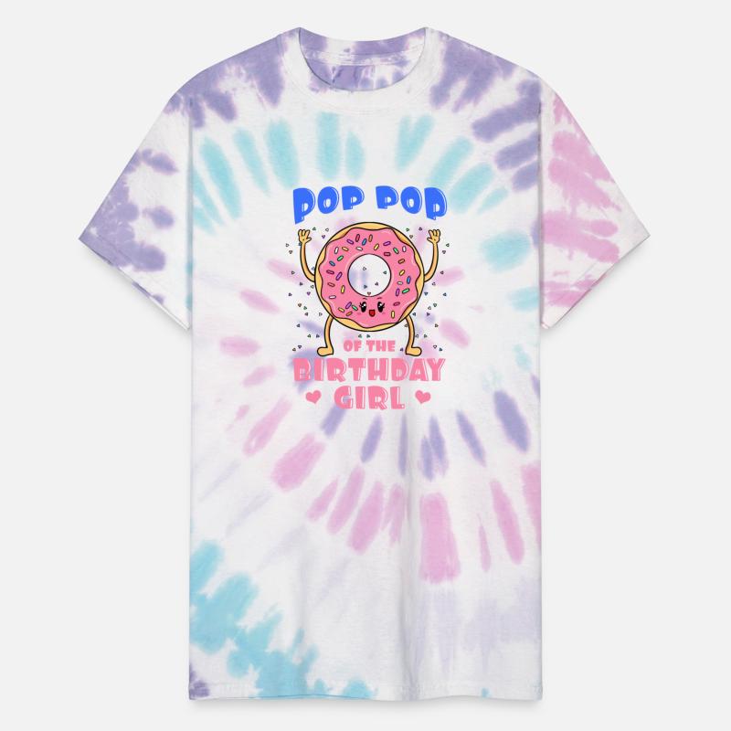 Pop Pop Of The Birthday Girl Pink Donut Bday Party