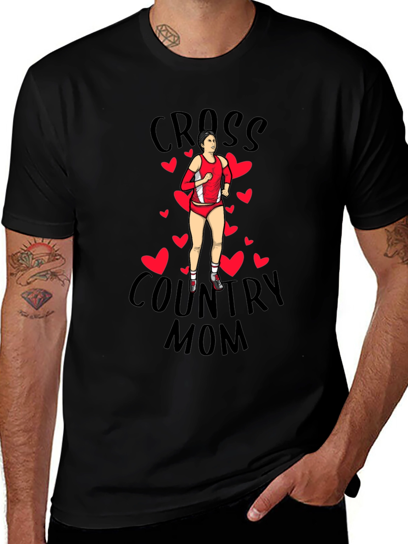 Cross Country Mom Graphic T-Shirt