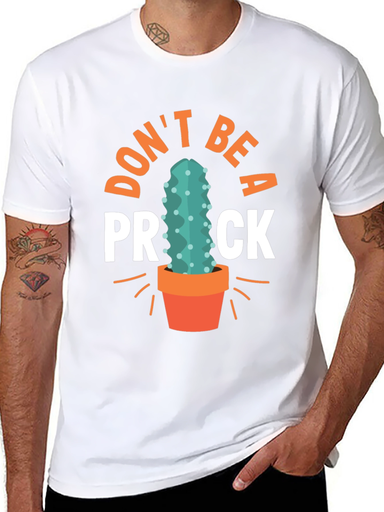 Dont Be A Prick Cactus Graphic Tee