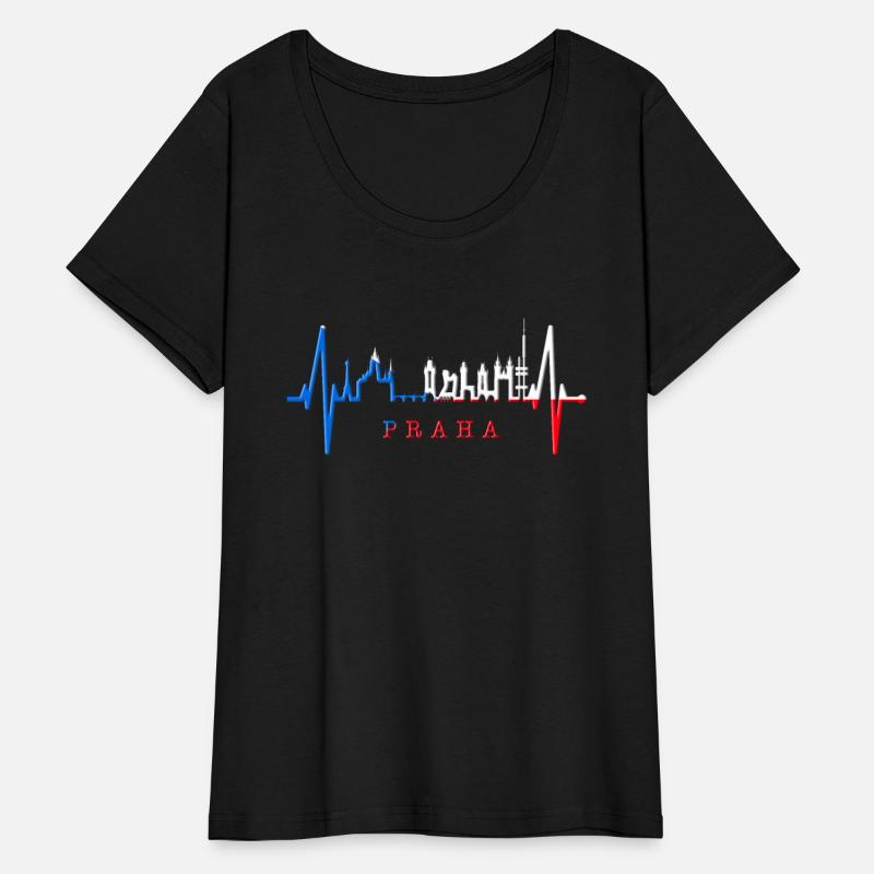 Prague Skyline Heartbeat Czech Republic Love Praha