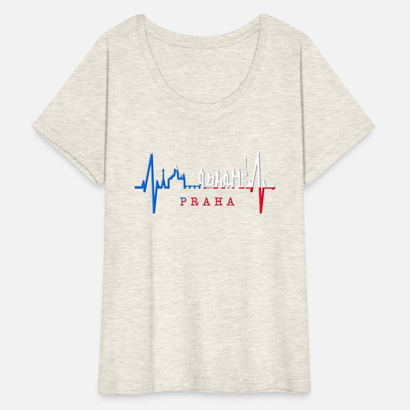 Prague Skyline Heartbeat Czech Republic Love Praha