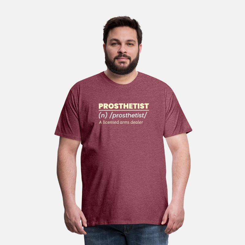 prosthetist, a licensed arms dealer