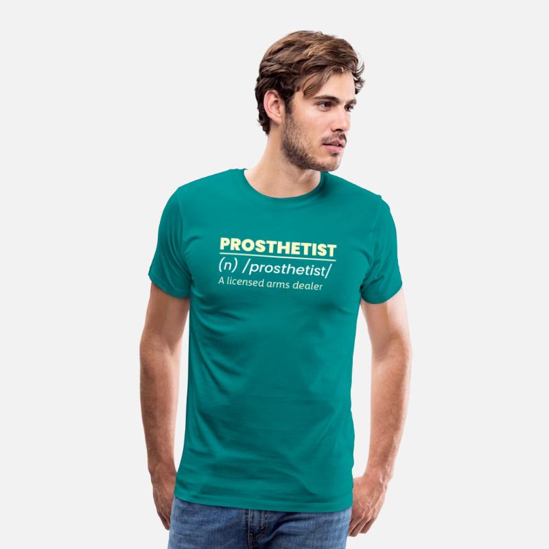 prosthetist, a licensed arms dealer