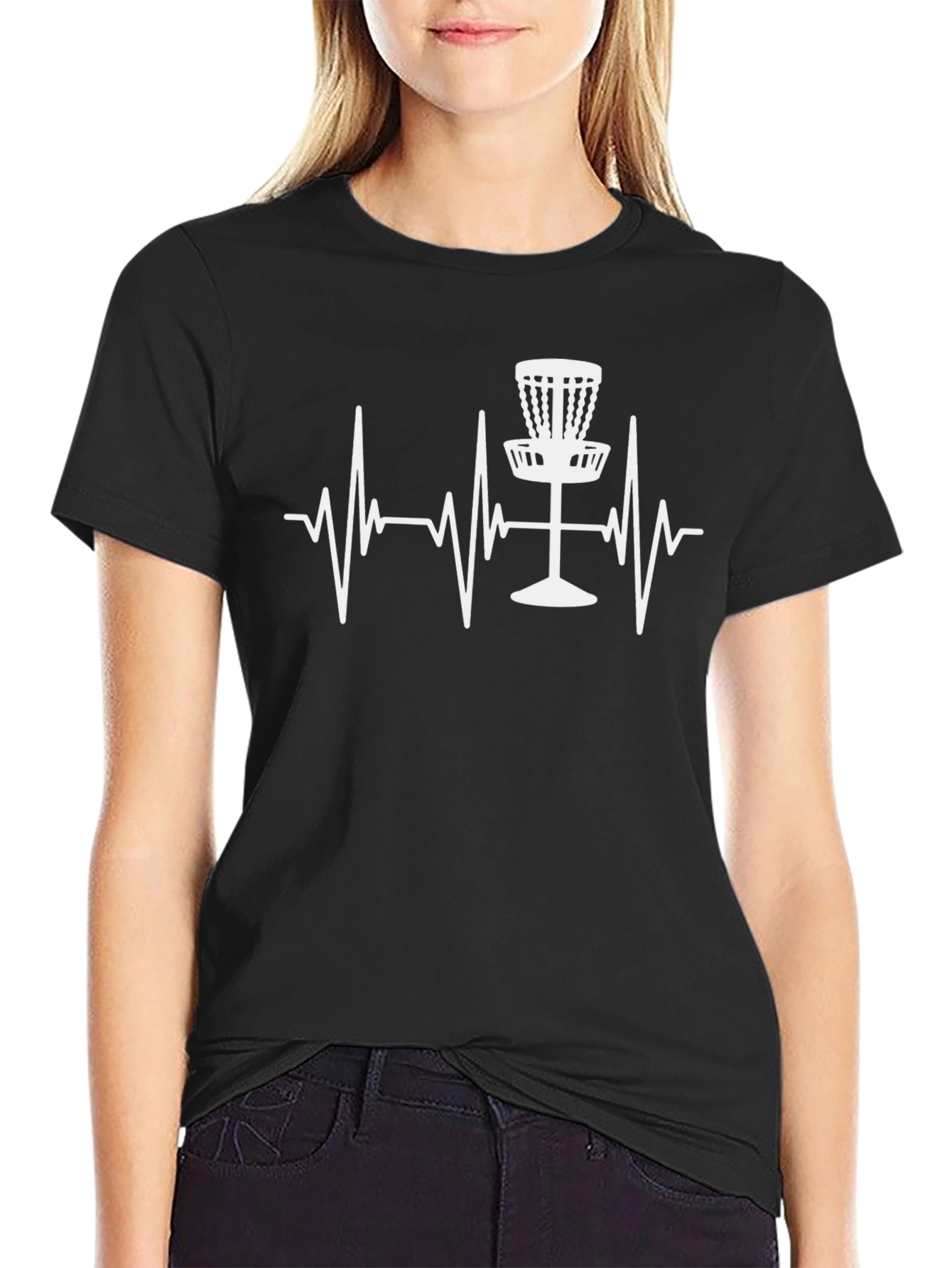 Disc Golf Heartbeat T-Shirt
