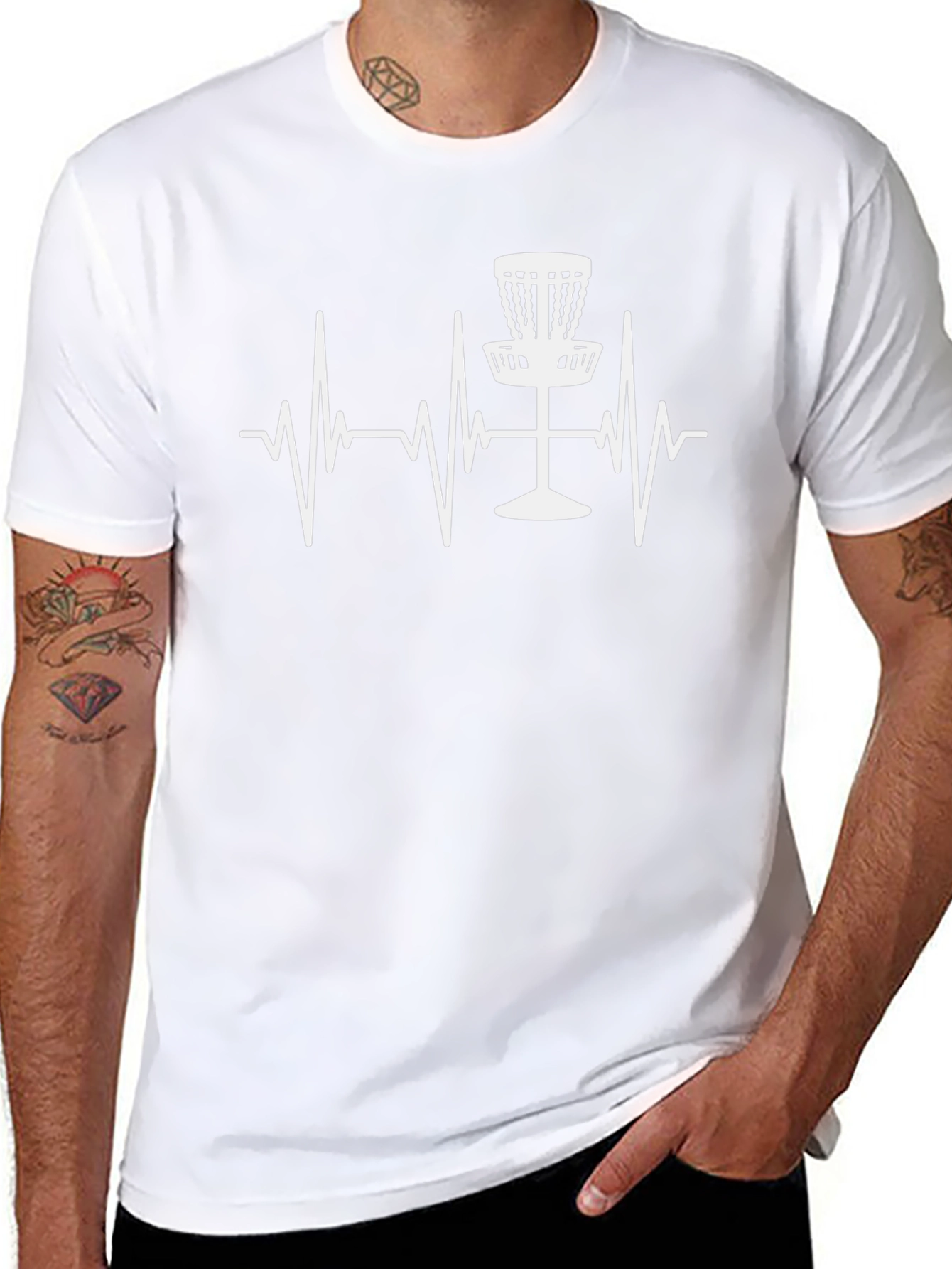 Disc Golf Heartbeat T-Shirt