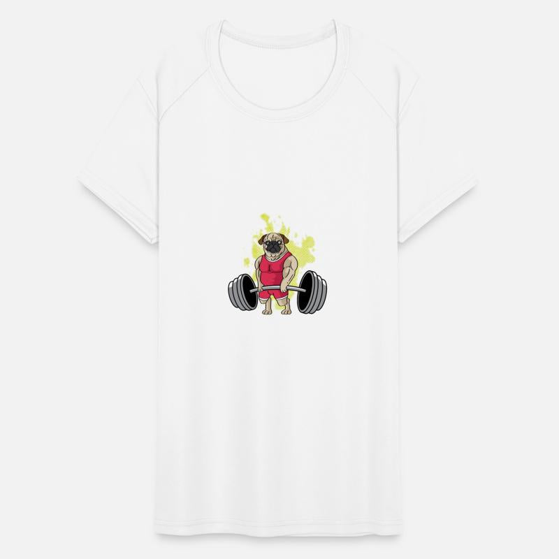 Pug Weightlifting Workout Coach Gift