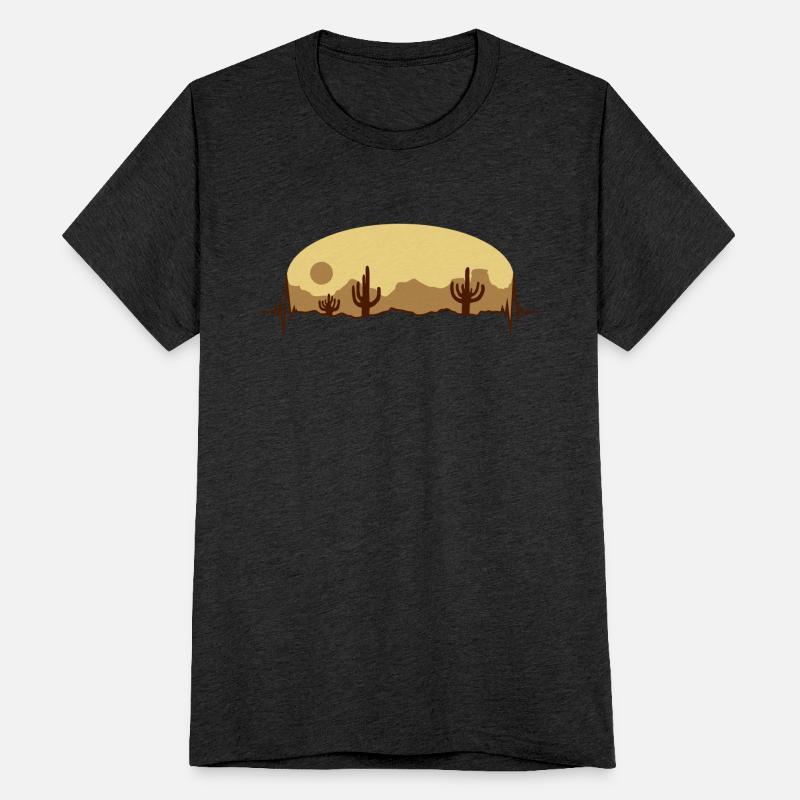 pulse desert landscape silhouette