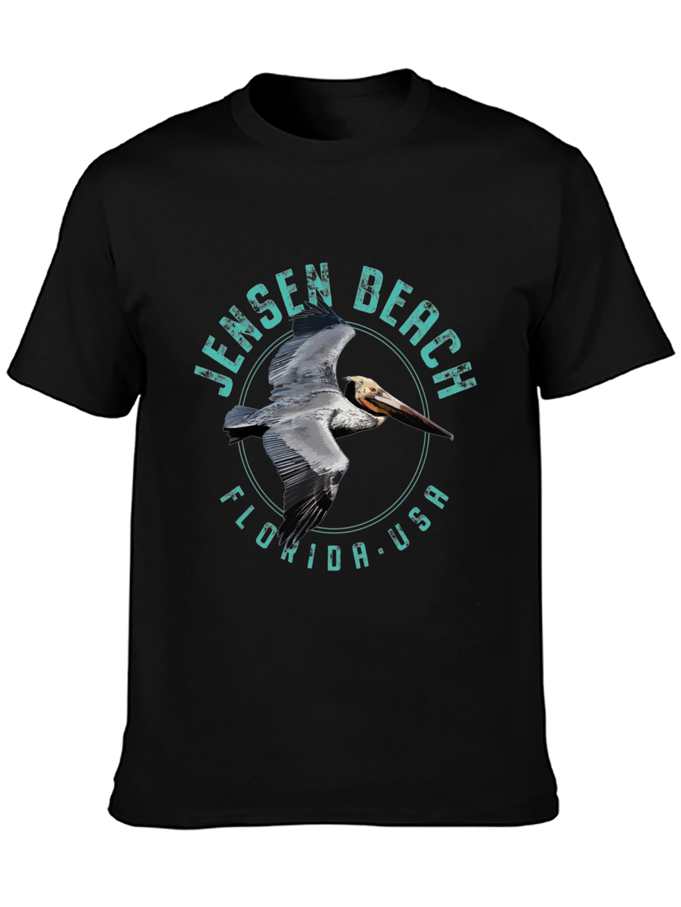 Jensen Beach Florida Pelican Graphic Tee
