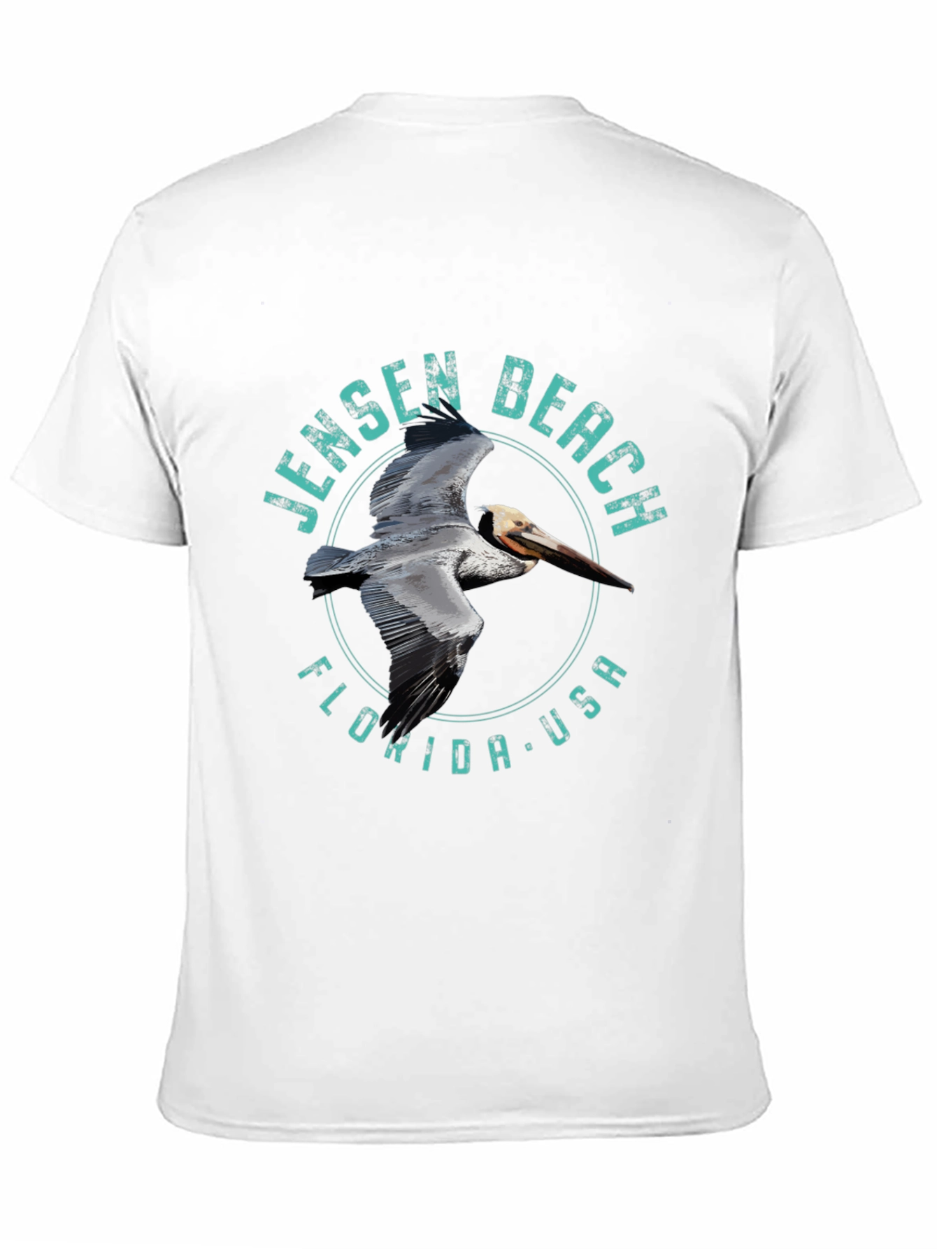 Jensen Beach Florida Pelican Graphic Tee