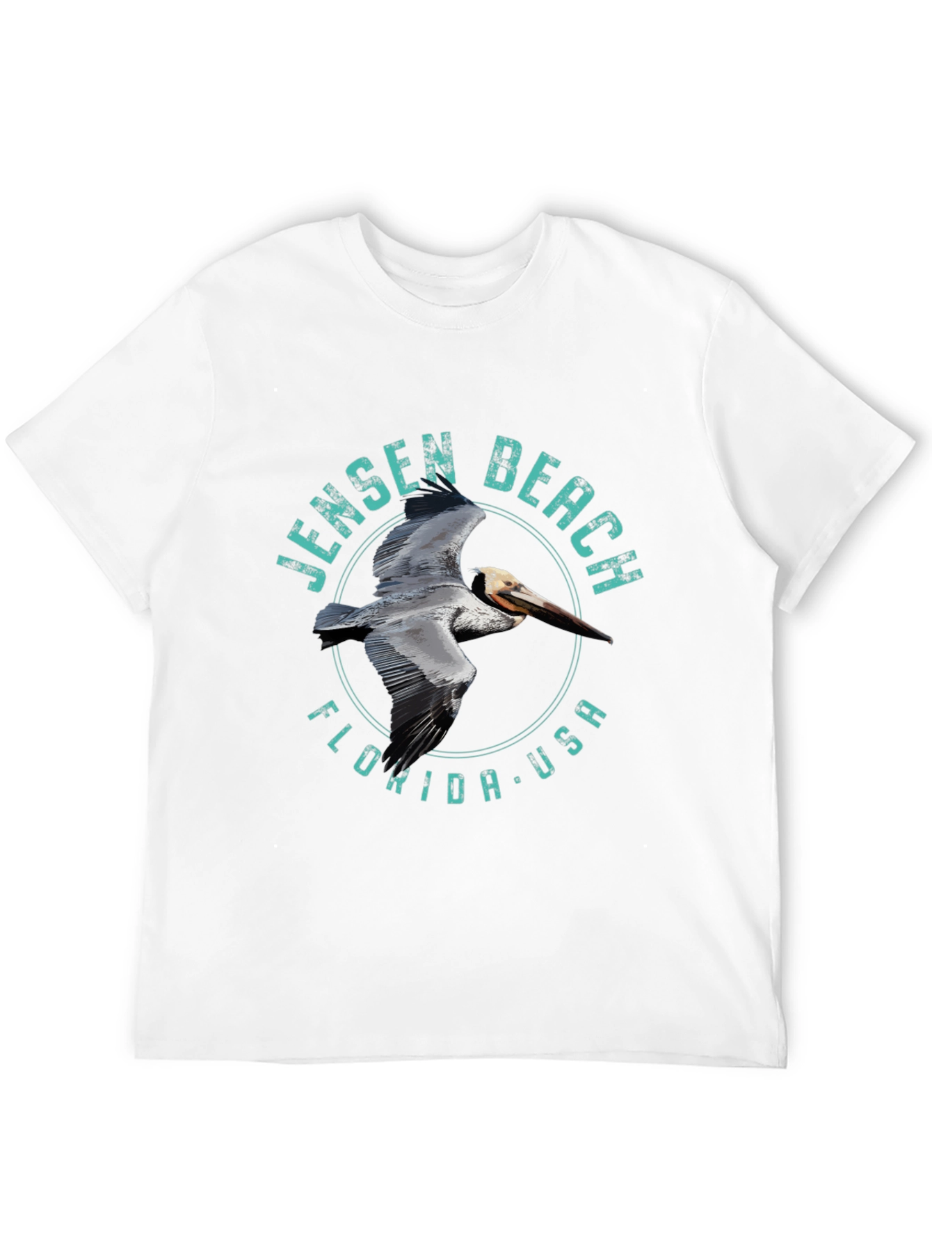 Jensen Beach Florida Pelican Graphic Tee