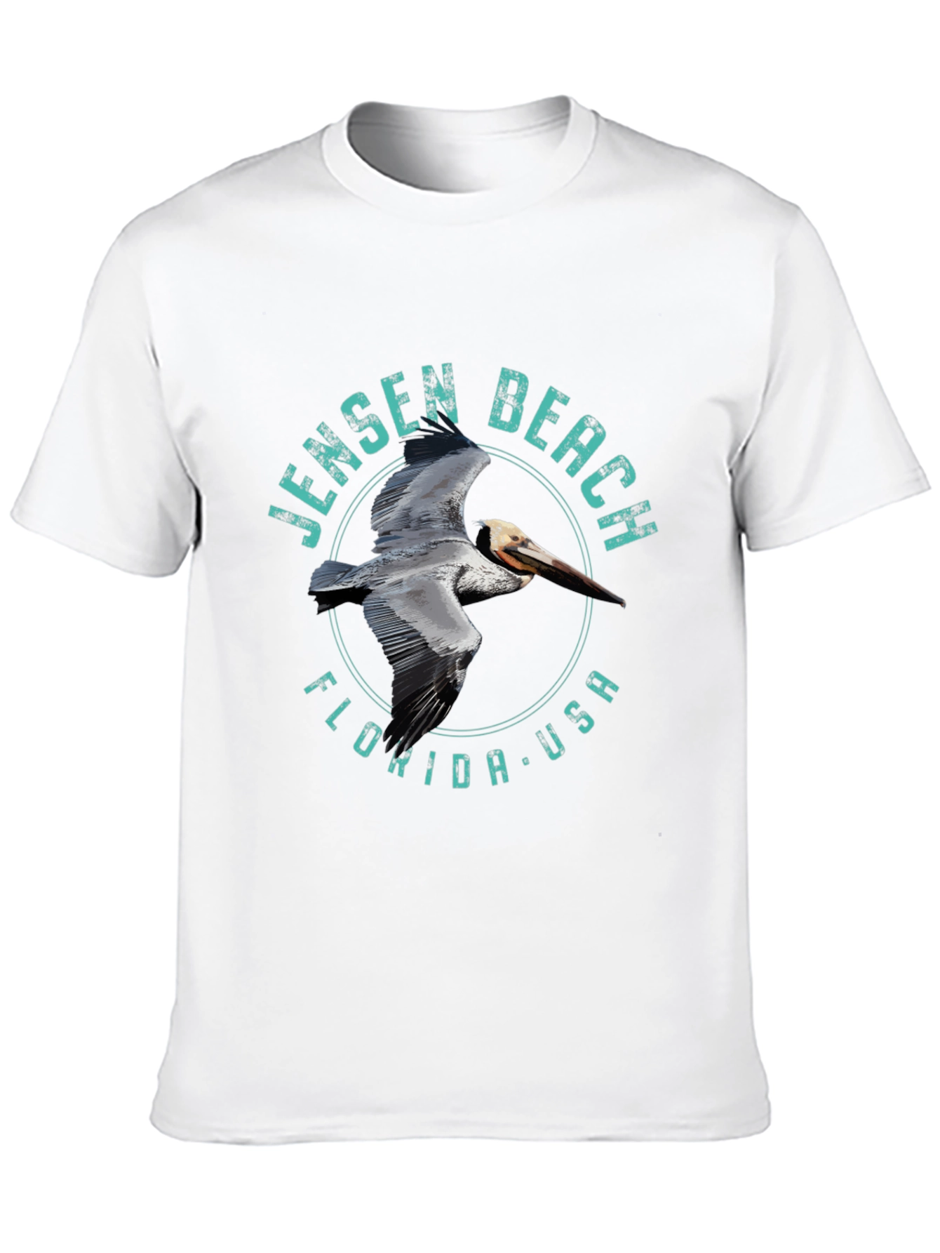 Jensen Beach Florida Pelican Graphic Tee