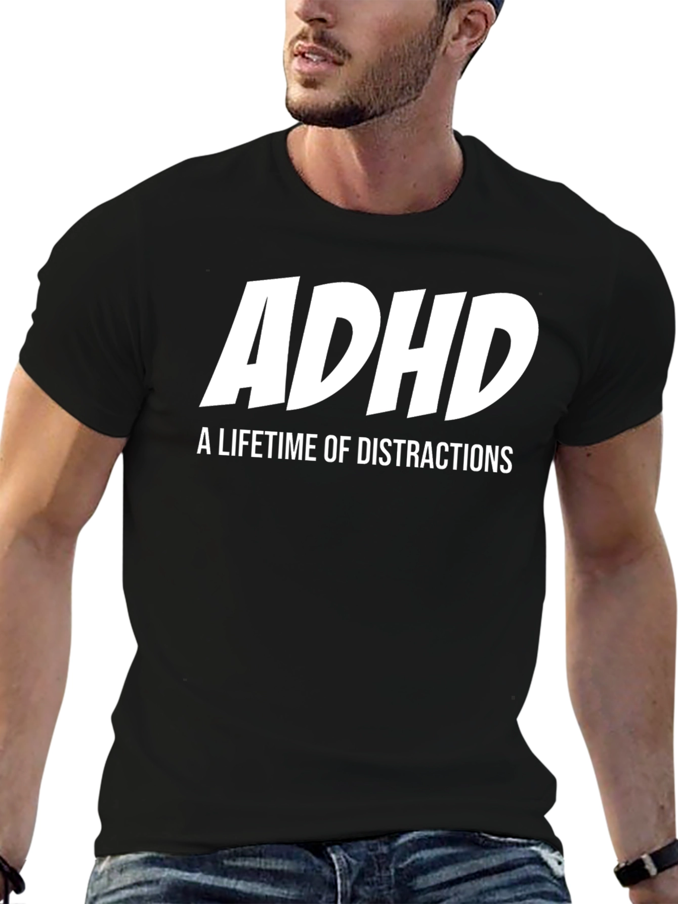 ADHD A Lifetime of Distractions T-Shirt