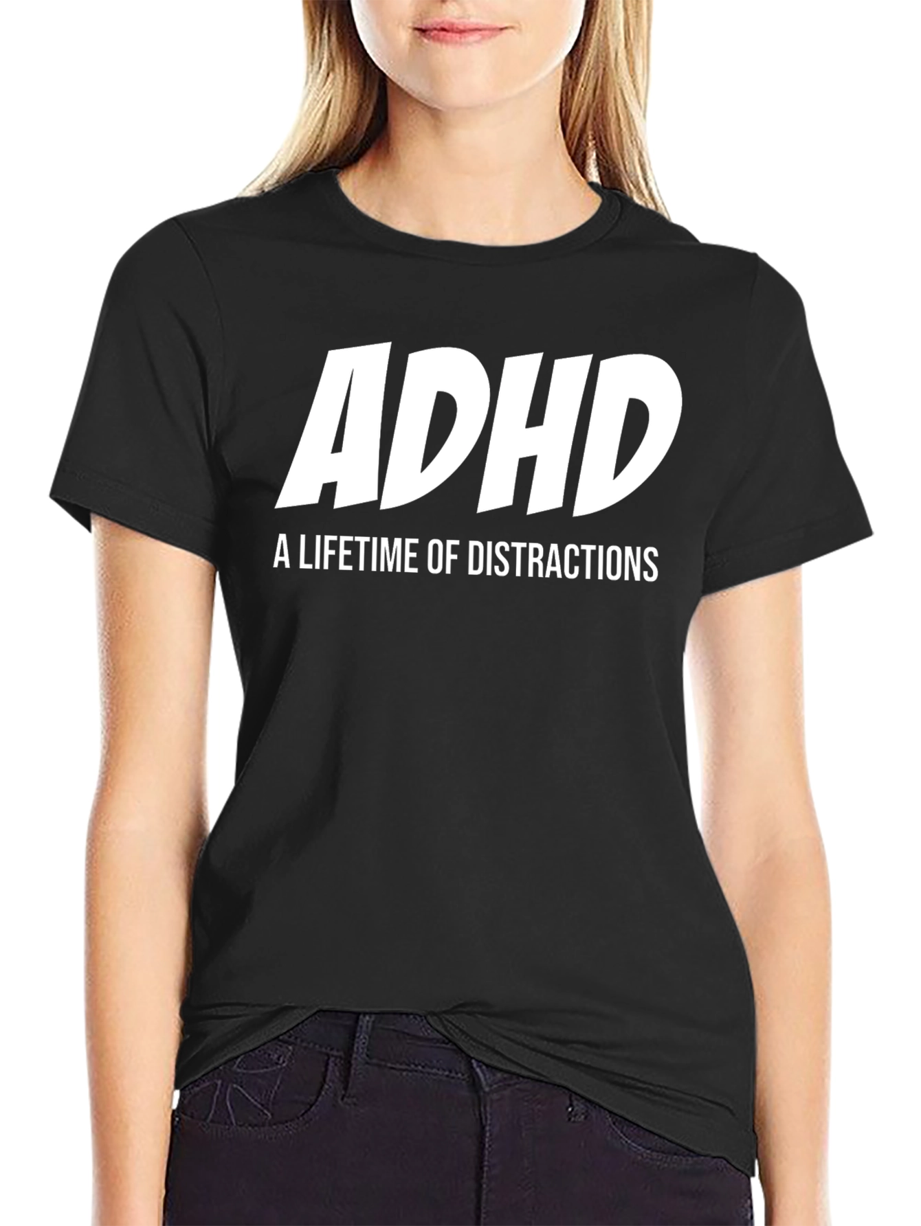 ADHD A Lifetime of Distractions T-Shirt