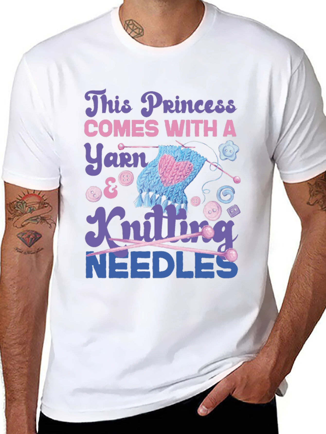 Knitting Princess Graphic Tee