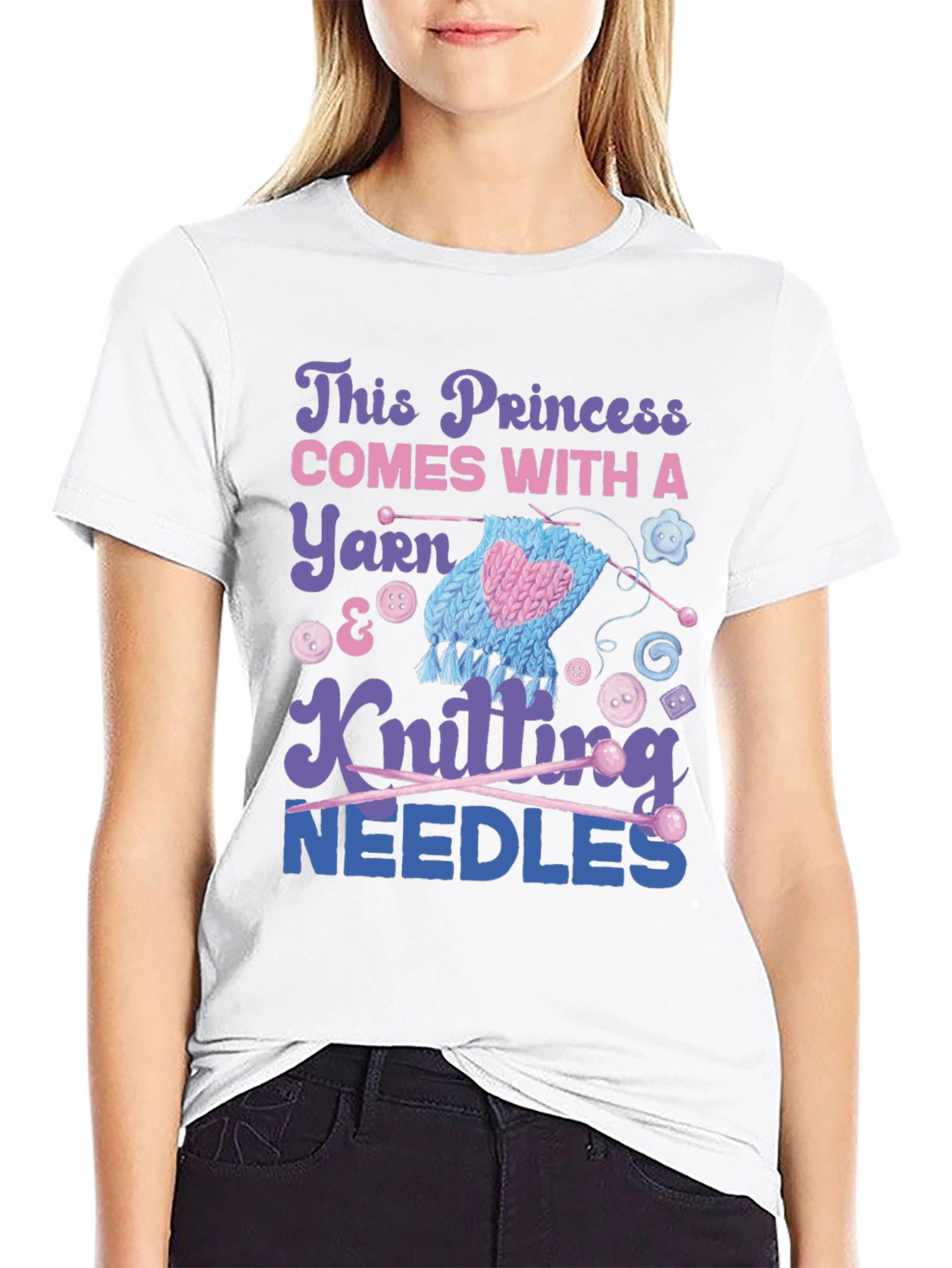 Knitting Princess Graphic Tee